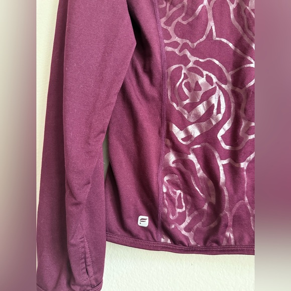 Fabletics Deep Maroon Jacket - Picture 4 of 6